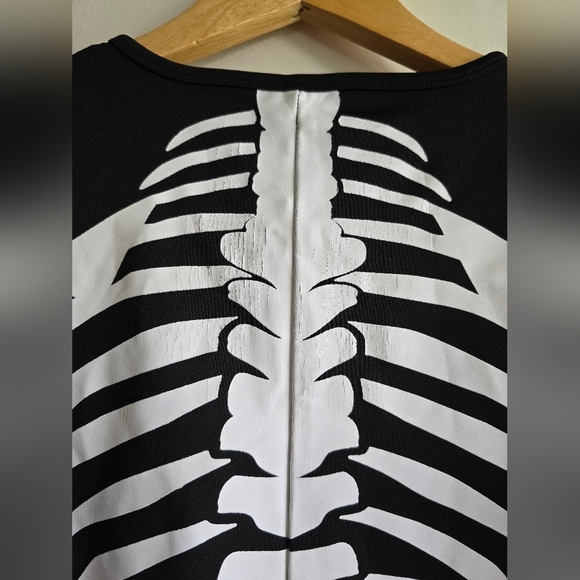 NWT! Tipsy Elves, Skeleton Bodysuit Costume, Black/White, Size Large -$79.95 - Picture 12 of 16